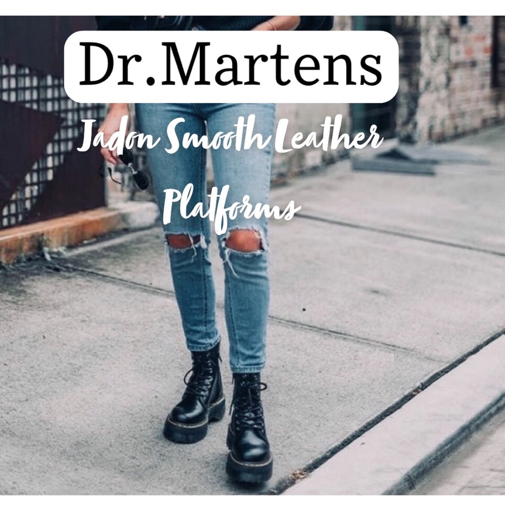 • DR.MARTENS JADON SMOOTH PLATFORMS •